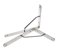 Soportes de montaje en pared for horno microondas, soportes en L for estante de acero inoxidable, soporte for estante de 90 grados, junta de soporte de esquina, soporte en ángulo recto, soporte for es