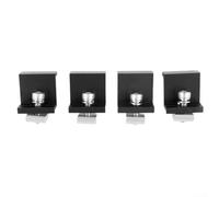 Soportes de montaje fijo para paneles solares que requieren compatibilidad de borde de 30 mm o 35 mm, incluye opciones de abrazadera de extremo y centro para mayor flexibilidad (abrazadera de extremo
