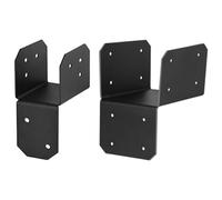 Soportes De Montaje - Juego De Conectores De Viga 4X4, Colgador De Soporte De Acero, Kit De Soprte Para Viga | Refuerzo De Cerca De Cubierta, Estabilidad De Vigas De Techo, Para Tareas De Taller