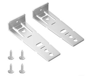 Soportes de montaje para lavavajillas de acero inoxidable para Hotpoint para GE WD01X21740 Clips ajustables bisagra de puerta placa de fijación estabilizador integrado plateado