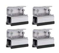 Soportes de panel solar - Kit de acero inoxidable | Soportes de techo resistentes | Soportes ajustables para cabina de barco RV | de soporte fotovoltaico | Configuración fuera de la red al