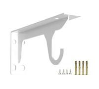 Soportes de pared de acero laminado en frío, resistentes y triangulares para estantes flotantes en baño, cocina, soportes triangulares