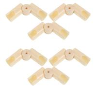 Soportes de Plástico para Cambiador de Cuna Plegable, 6 Piezas | Color Beige, Superficie Lisa y Mantenimiento Sencillo, para Apartamentos Pequeños y Viajes Familias