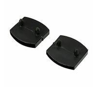 Soportes de plástico para listones de cama, fijación con 2 pines para sofá de madera y metal, literas, topes negros para soporte de listones de marco