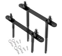 Soportes de Postes for carrocería de Coche RC, Columna de Carcasa Delantera y Trasera de aleación metálica for Axial SCX10 90046 90047 1/10, Piezas de Coche RC Crawler(Schwarz)