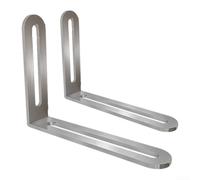 Soportes de refuerzo de esquina fabricados con acero inoxidable de 3 mm para una integridad duradera del marco de madera (A)