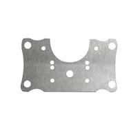 Soportes de reparación para bisagras de acero inox Stainless Steel Cabinet Hinge Repair Plate Kit With Holes Multiple Sizes(9 X 5cm)