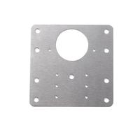 Soportes de reparación para bisagras de acero inox Stainless Steel Cabinet Hinge Repair Plate Kit With Holes Multiple Sizes(9 X 9cm)