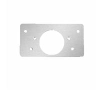 Soportes de reparación para bisagras de acero inox Stainless Steel Hinge Repair Plate For Cabinet Door And Side Panel 2/6/10 pcs(6pcs)