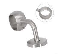 Soportes de soporte de acero inoxidable para tubos redondos utilizados en configuraciones de barras de armario donde la integración de línea limpia y la fiabilidad funcional importan (38 mm)