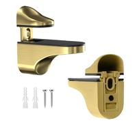 Soportes de soporte de - Zinc Alloy Wall Mount Shelf Clips | Zinc Alloy Glass Shelf Brackets Wall Mount Clip Holder For 3-18mm Glass Acrylic And Wood Shelves Bathroom And Gabinets