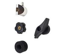 Soportes de soporte para pilas de tambor electrónicas, tambor de altura ajustable, sistema de hardware para presentaciones de ejercicios, soporte de plástico de nailon
