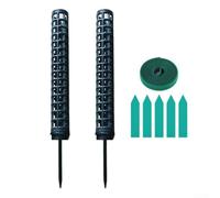 Soportes de soporte para plantas con textura de musgo para plantas trepadoras de interior que proporcionan soporte de crecimiento vertical y altura ajustable para un ajuste personalizado