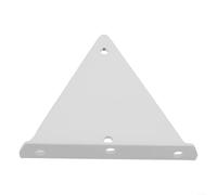 Soportes de soporte triangulares resistentes montados en la pared e invisibles para mejorar la estética (blanco, 140 mm)