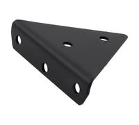 Soportes de soporte triangulares resistentes montados en la pared e invisibles para mejorar la estética (negro, 85 mm)