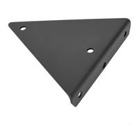 Soportes de soporte triangulares resistentes montados en la pared e invisibles para mejorar la estética (negro, 140 mm)