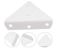 Soportes de soporte triangulares resistentes montados en la pared e invisibles para mejorar la estética (blanco, 85 mm)