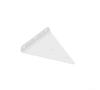 Soportes de soporte triangulares resistentes montados en la pared e invisibles para mejorar la estética (blanco, 170 mm)