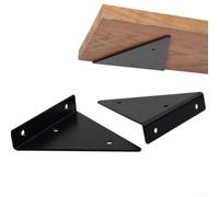 Soportes de soporte triangulares resistentes montados en la pared e invisibles para mejorar la estética (blanco, 280 mm)