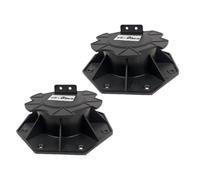 Soportes De Vigas, Soporte De Losa - Piso Multifuncional Base De Hangar De Dalla, 2 Piezas De Rodamientos De Ancos Regulables En Altura Para Patas De PatioRodamientos Planos,