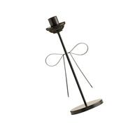 Soportes Decorativos para Velas Soportes Cónicos De Hierro Candelabros con Lazo para Decoración De Bodas Comedores Y Fiestas Soporte Decorativo