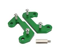 Soportes Elevadores para Reposapiés, Accesorio de Aleación de Aluminio, Repuesto para NIJIA 400 2018-2021 - Posición Cómoda, Alta Resistencia, Estilo Deportivo (Verde)