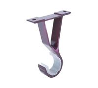 Soportes for postes de cortina hierro 4 piezas | Abrazadera de soporte de barra, Clip de fijación de barra transversal, organizador de ganchos de pared(Red-1)