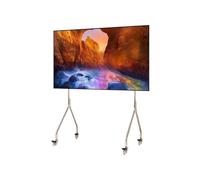 Soportes For TV For El Hogar, Soporte For Estante For TV, Carrito Móvil Adecuado For TV De 32-75 Pulgadas, Perchas Universales De Acero Inoxidable, Muebles For Sala De Estar.(Crystal wheel)