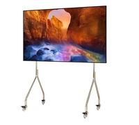 Soportes For TV For El Hogar, Soporte For Estante For TV, Carrito Móvil Adecuado For TV De 32-75 Pulgadas, Perchas Universales De Acero Inoxidable, Muebles For Sala De Estar(Crystal Wheel)