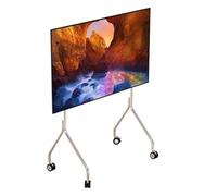 Soportes For TV For El Hogar, Soporte For Estante For TV, Carrito Móvil Adecuado For TV De 32-75 Pulgadas, Perchas Universales De Acero Inoxidable, Muebles For Sala De Estar(Mute Wheel)