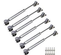 Soportes hidráulicos neumáticos, Bisagras for gabinetes con amortiguadores de puerta, 22,5 lb/100 N, cierre mosquitera, bisagra piano, abatible hacia arriba