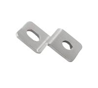 Soportes inclinados de acero resistentes deslustre y abrazaderas en U para montaje de muebles de resistencia y soportes de tuberías Clips en Z
