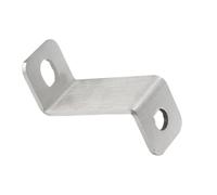 Soportes inclinados de acero resistentes deslustre y abrazaderas en U para montaje de muebles de resistencia y soportes de tuberías Clips en Z