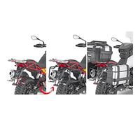 Soportes laterales GiVi ONE-FIT Monokey® compatibles con Moto Guzzi V85 TT. | Desmontable para maletas GiVi Monokey®