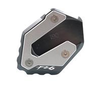 Soportes Laterales Para FZ6 Para FAZER FZ6R FZ6-S2 2004-2009 2008 Motocicleta CNC Pata de cabra Pie apoyo lateral Placa extensión Almohadilla soporte Ampliar