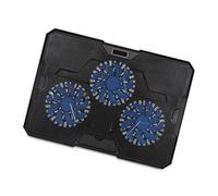 Soportes ligeros de refrigeración para laptop, mejor disipación del calor para entusiastas de los juegos y los diseños para portátiles de 17.3 pulgadas. Soporte ajustable