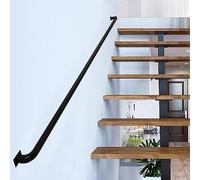 Soportes modernos de 1 a 20 pies, soportes industriales de metal para escalones al aire libre, diseño de hierro forjado, perfecto para aplicaciones de loft y escaleras