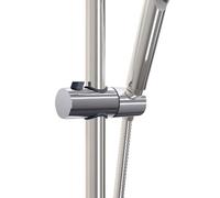 Soportes para alcachofa de ducha - 18-25 mm ajustable soporte de ducha para alcachofa de mano, soporte giratorio de 360 grados, boquilla para asiento de botón, enchufe medio, manguito deslizante