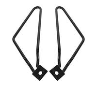 Soportes para Alforjas de Motocicleta - 1 Par Soportes de Montaje Compatible con XL883, 1200, HD1450, 1584 - Negro