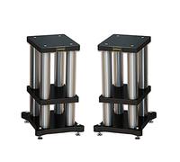 Soportes para altavoces 2 soportes para altavoces de suelo, tablero de densidad MDF para reducir eficazmente el ruido y mejorar el efecto de sonido, elección ideal para sistemas audiovisuales
