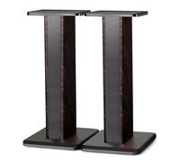 Soportes para Altavoces De Madera De 30-80 Cm, Par Universal para Suelo, Soporte Resistente para Monitor De Estudio con Sonido Envolvente para Sistemas De Cine En(Negro,30CM)