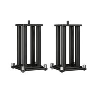 Soportes para altavoces de madera MDF, diseñado para altavoces de escritorio y estantería de 10 a 15 pulgadas, soporta 60 kg/132 libras, con picos ajustables (tamaño: 80 cm)