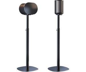 Soportes para Altavoces Sonos Era 100 SL, Era 100 y Era 300, Altura Ajustable, Soportes de Suelo 74-99 cm, Capacidad máxima de 5 kg por Soporte, 1 par, Negro