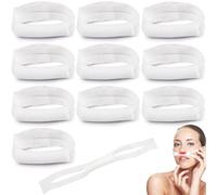 Soportes para Apósitos Nasales,10pcs Vendaje Elástico para La Nariz,Vendajes para La Nariz con Trabillas,Soportes para Vendajes Nasales Externos de Malla para Heridas,Vendaje Nasal