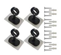 Soportes Para Barra De Cortina De Techo - PP 3.54x3.54x2.36in, Adhesivo Sin Taladro, Soporte Para Barra Telescópica | Apartamento Con Vestidor En El Dormitorio, Sala De Estar En Un Dormitorio Universi