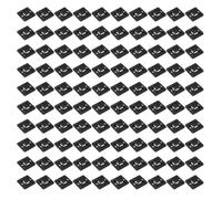 Soportes para bridas con respaldo adhesivo para Planned, 17x17mm | orificios de montaje redondos, colocación con adhesivo en la parte posterior, para organización de rutas de