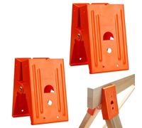 Soportes para Caballete 2 Piezas Herraje Metálico de Fijación 181 kg