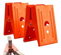 Soportes Para Caballetes Carpinteros | 2 Piezas Conectores Metálicos De Abrazadera 181 Kg | Abrazaderas Para Caballete Carpintero | Construcción Taller Proyectos DIY Pasatiempo Garaje Caseta De Herram