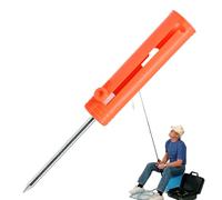 Soportes para caña de tierra | Soporte telescópico ajustable para caña de ,accesorio portátil de exterior ajustable para playa y lago