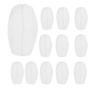 Soportes para correas de sostén, almohadillas de silicona de 4 pulgadas, soporte invisible antideslizante, 12 piezas de correas de silicona suave que mantienen las correas seguras, cómodas y ocultas